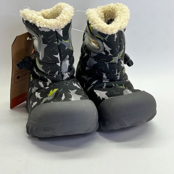 BOGS - B-Moc Sharks Kid's Snow Boots Infants Size 4 Winter Snow Outdoors - Picture 2 of 11